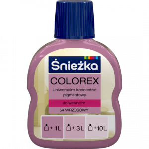 Śnieżka Colorex Pigment 100ml wrzosowy 54 barwnik do farby barwienia kolorowania