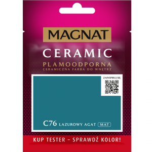 MAGNAT Ceramic TESTER C76 Lazurowy Agat ceramik ceramiczna farba do wnętrz plamoodporna
