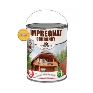 Colorit Impregnat Szybkoschnący 4,5L SOSNA do drewna Ochronny wodny płotów altanek