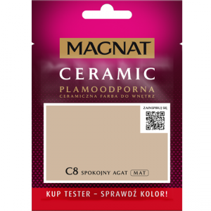 MAGNAT Ceramic TESTER C8 Spokojny Agat ceramik ceramiczna farba do wnętrz plamoodporna