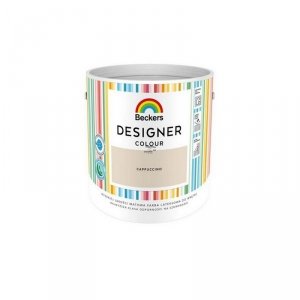 Beckers 2,5L CAPPUCCINO Designer Colour farba lateksowa mat-owa do ścian sufitów