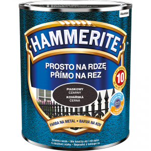 Hammerite Na Rdzę 0,7L CZARNY PIASKOWY hamerite farba szybkoschnąca antykorozyjna gruntoemalia czarna