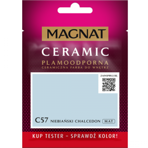 MAGNAT Ceramic TESTER C57 Niebiański Chalcedon ceramik ceramiczna farba do wnętrz plamoodporna