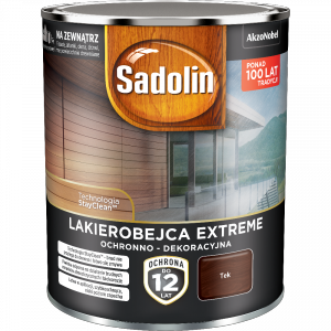 Sadolin Extreme lakierobejca 0,7L TEK TIK TEAK do drewna szybkoschnąca odporna zewnętrzna