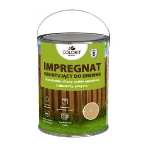 Colorit Impregnat Gruntujący 4,5L BEZBARWNY grunt do drewna wodny szybkoschnący podkład