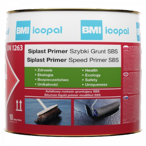 Icopal Siplast Primer Szybki Grunt SBS 10L do gruntowania betonu pod papy
