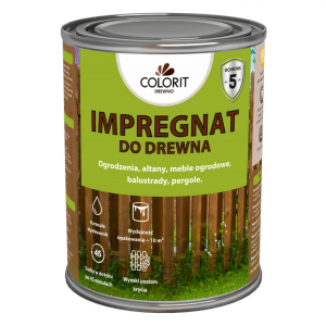 Colorit Impregnat Szybkoschnący 0,75L PALISANDER drewna do Ochronny wodny płotów altanek