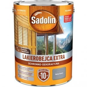 Sadolin Extra lakierobejca 5L SZARY JASNY drewna