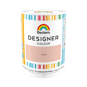 Beckers 5L CHEER Designer Colour farba lateksowa mat-owa do ścian sufitów