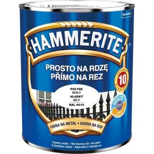 Hammerite Na Rdzę 0,7L BIAŁY RAL9010 POŁYSK hamerite farba biała