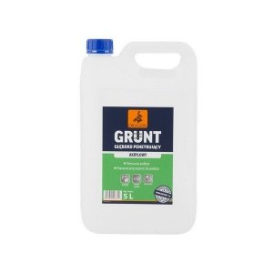 Grunt Akrylowy Głęboko Penetrujący 5L mleczko gruntujące wewnątrz zewnątrz Dragon 