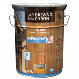 Drewnochron TIK 4,5L Impregnat Extra do drewna powłokotwórczy płotów altan elewacji