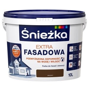 Śnieżka Farba Fasadowa 10L BRĄZ-OWY elewacyjna zewnętrzna Extra - TYLKO ODBIÓR OSOBISTY LUB WYSYŁKA NA PALECIE