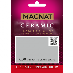 MAGNAT Ceramic TESTER C30 Srebrzysty Granit ceramik ceramiczna farba do wnętrz plamoodporna