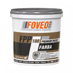 Foveo Farba Fasadowa Silikonowa FPP100 0,9L BIAŁA elewacyjna zewnętrzna Do Fasad i Elewacji Wodoodporna Antygrzybiczna Samoczyszcząca Premium Protect
