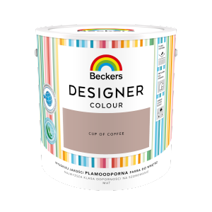 Beckers 2,5L CUP OF COFFEE Designer Colour farba lateksowa mat-owa do ścian sufitów