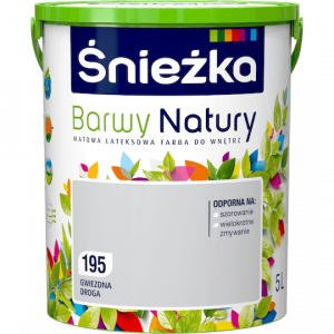 Śnieżka Barwy Natury 5L Gwiezdna Droga 195 mat farba do wnętrz ścian sufitów emulsja