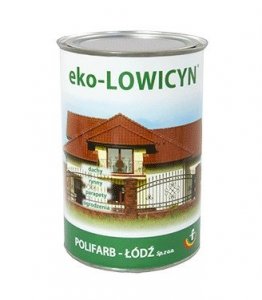 EKO-Lowicyn 1L RAL7016 SZARY ANTRACYT-OWY PÓŁMAT farba na dach Polifarb-Łódź