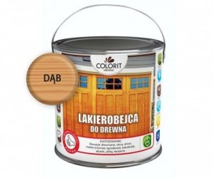 Colorit Lakierobejca Drewna 5L DĄB szybkoschnąca satynowa farba do