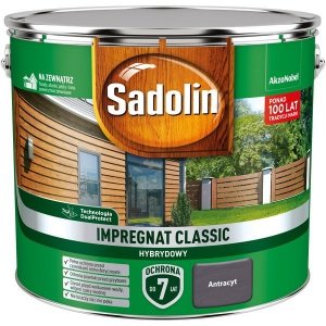 Sadolin Classic impregnat 9L ANTRACYT-OWY drewna clasic