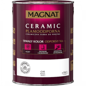 MAGNAT Ceramic 5L C45 BIAŁY Ceramiczna Ceramik ceramik ceramiczna farba do wnętrz plamoodporna