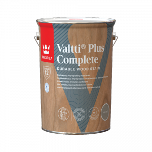 Tikkurila Lakierobejca 5L ASH GREY popielaty Valtti Plus Complete szybkoschnąca impregnująca