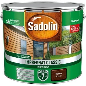 Sadolin Classic impregnat 9L CIEMNY ORZECH drewna clasic