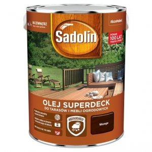 Sadolin Superdeck olej 5L WENGE 90 tarasów drewna do