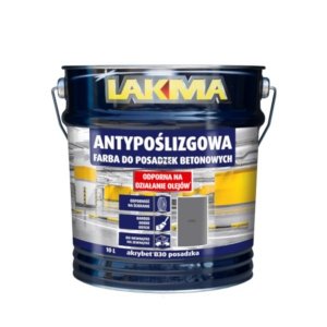 Lakma Akrybet B30 10L SZARY MAT farba do posadzek betonowych podłóg betonu akrylowa