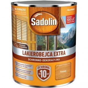 Sadolin Extra lakierobejca 0,75L PINIOWY PINIA 2 drewna