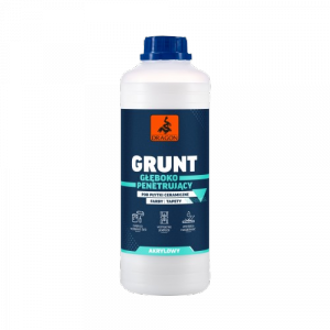 Grunt Akrylowy Głęboko Penetrujący 1L mleczko gruntujące wewnątrz zewnątrz Dragon 