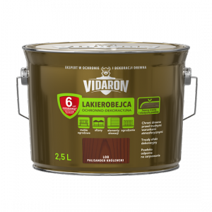 Vidaron Lakierobejca 2,5L L08 Palisander Królewski do drewna ochronno-dekoracyjna połysk