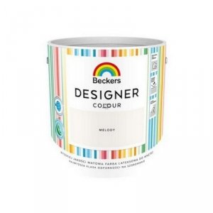 Beckers 2,5L MELODY Designer Colour farba lateksowa mat-owa do ścian sufitów