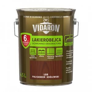 Vidaron Lakierobejca 4,5L L08 Palisander Królewski do drewna ochronno-dekoracyjna połysk