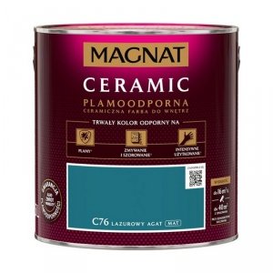 MAGNAT Ceramic 2,5L C76 Lazurowy Agat ceramik ceramiczna farba do wnętrz plamoodporna