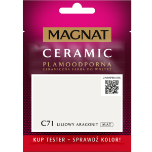 MAGNAT Ceramic TESTER C71 Liliowy Aragonit ceramik ceramiczna farba do wnętrz plamoodporna