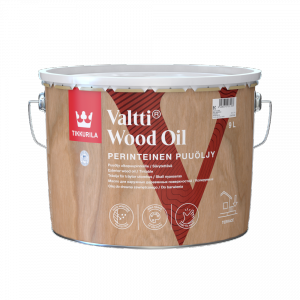 Tikkurila Valtti Wood Oil 9L BEZBARWNY olej do drewna tarasów pomostów schodów mebli ogrodowych valti mat rozpuszczalnikowy na zewnątrz