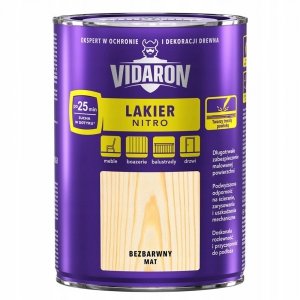 Vidaron Lakier Nitro Bezbarwny MAT-owy 5L
