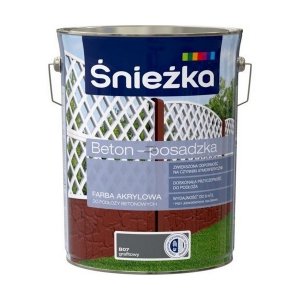 Śnieżka Beton Posadzka GRAFIT-OWY B07 5L farba do betonu akrylowa wodna szybkoschnąca