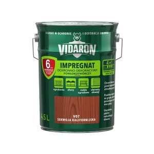 Vidaron Impregnat 4,5L V07 Sekwoja Kalifornijska do drewna powłokotwórczy ochronny ogrodzeń altan elewacji ochronny