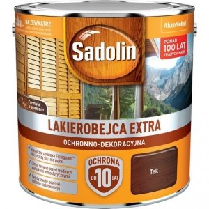 Sadolin Extra lakierobejca 2,5L TEK TIK TEAK 3 drewna