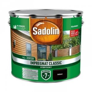 Sadolin Classic impregnat 9L HEBAN do drewna clasic Hybrydowy płotów altanek fasad