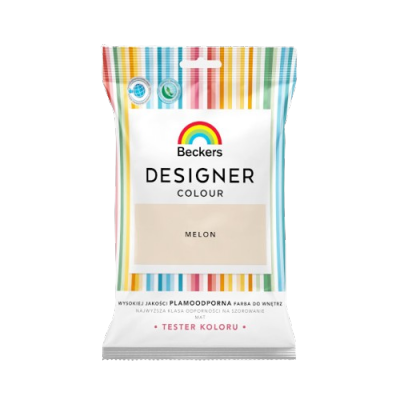 Beckers TESTER MELON Designer Colour farba lateksowa mat-owa do ścian sufitów