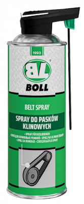 BOLL Spray Do Pasków Klinowych 400ml środek zwiększający przyczepność ochronny