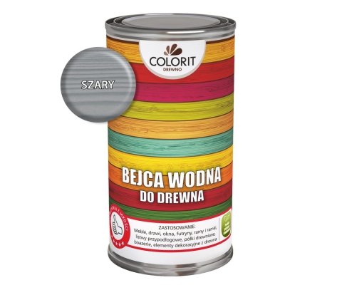 Colorit Bejca Wodna Do Drewna 1L SZARY do