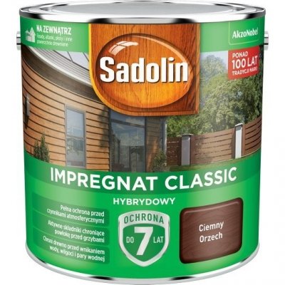 Sadolin Classic impregnat 2,5L CIEMNY ORZECH drewna clasic