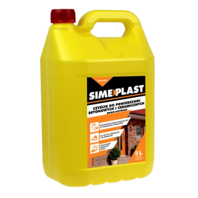 Płyn Do Mycia Betonu Kamienia Ceramiki Drewna 5L Czyścik Simeplast środek mycia Deco-Czyścik
