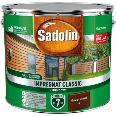 Sadolin Classic impregnat 9L ORZECH WŁOSKI 4 drewna clasic