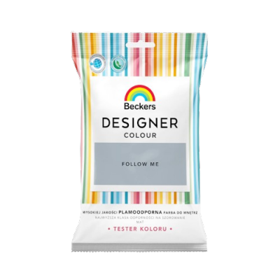 Beckers TESTER FOLLOW ME Designer Colour farba lateksowa mat-owa do ścian sufitów