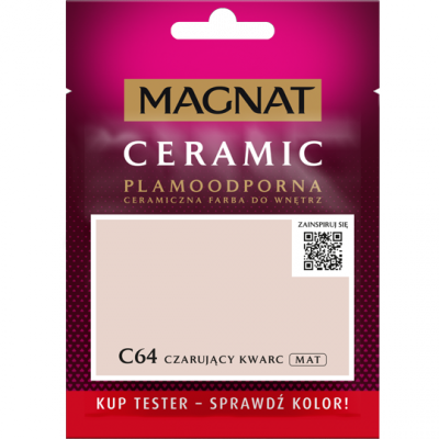 MAGNAT Ceramic TESTER C64 Czarujący Kwarc ceramik ceramiczna farba do wnętrz plamoodporna
